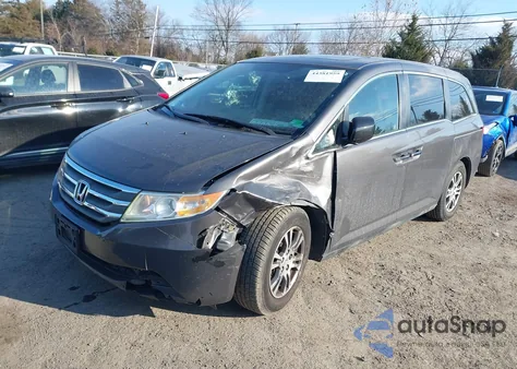 2012 Honda Odyssey Ex-L z USA, uszkodzony, nr VIN 5FNRL5H69CB126951